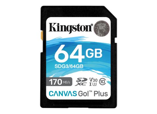 Kingston Microsd 64GB Canvas Go Plus